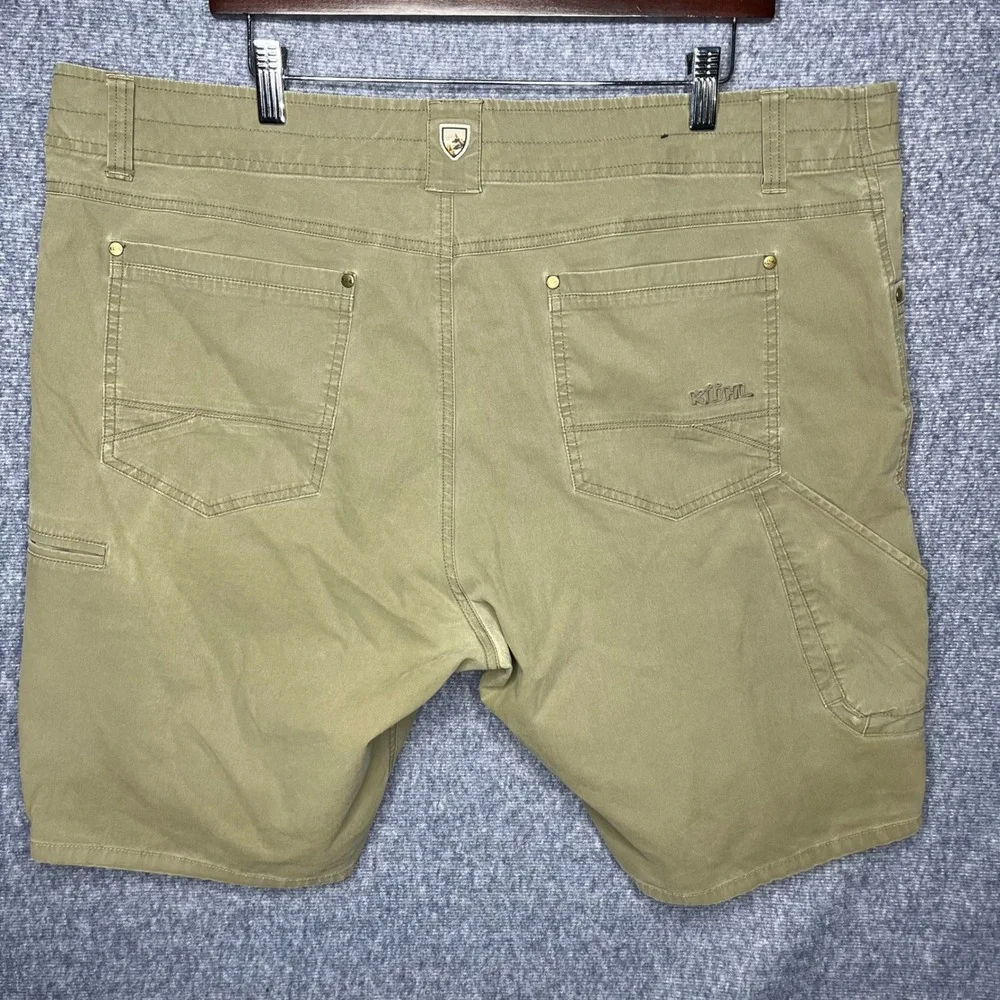 Kuhl Renegade Khaki Tan Hiking Shorts Mens 42 Style 5228 Stretch Outdoor